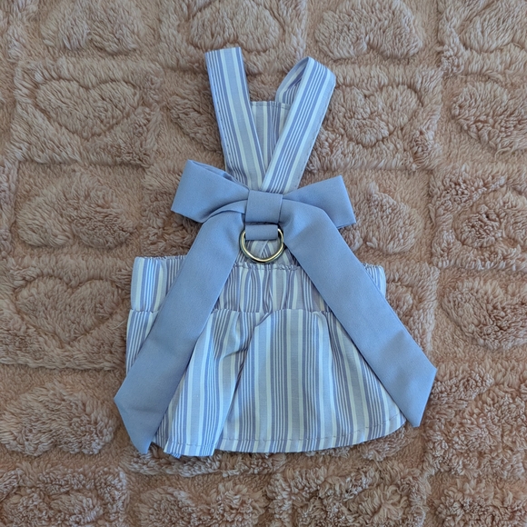 Other - 2/$10 🐾 New Size XS Elegant Lavender Purple Striped Dog Dress with Bow 🐾